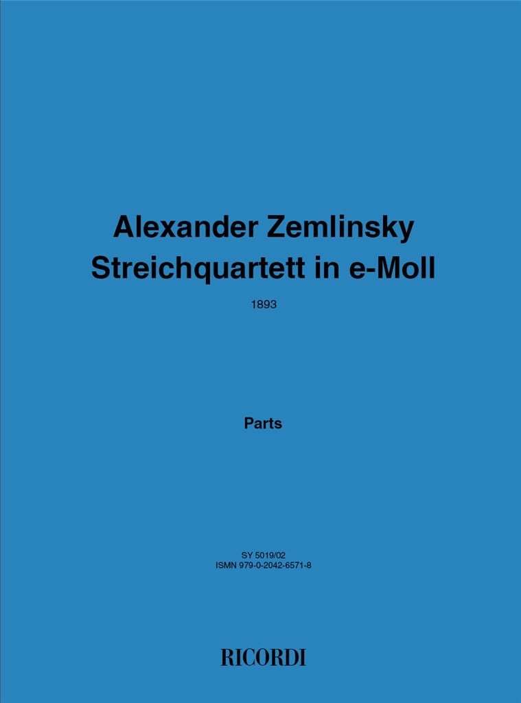Streichquartett E-Moll